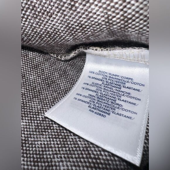 Land’s End Long Sleeve Academia Knit Preppy Jacquard Sweatshirt Top Size XL NWOT - Picture 7 of 9